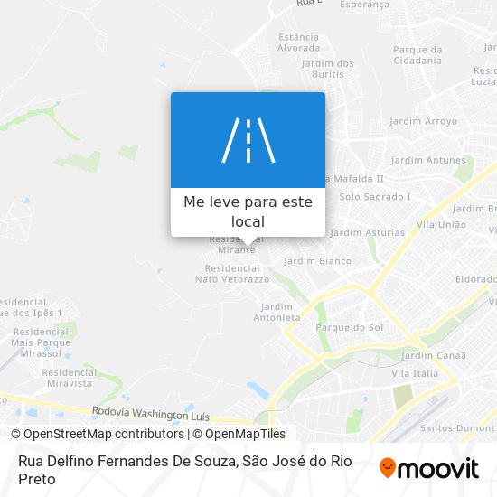 Rua Delfino Fernandes De Souza mapa
