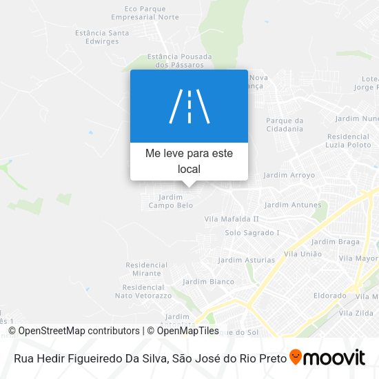 Rua Hedir Figueiredo Da Silva mapa