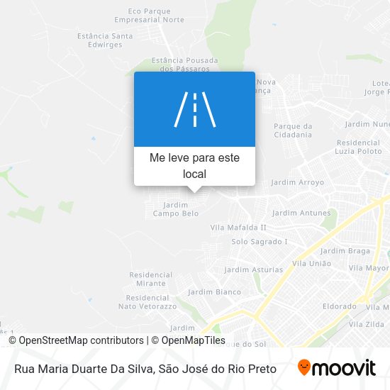 Rua Maria Duarte Da Silva mapa