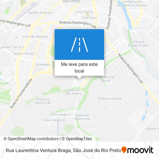 Rua Laurentina Ventura Braga mapa