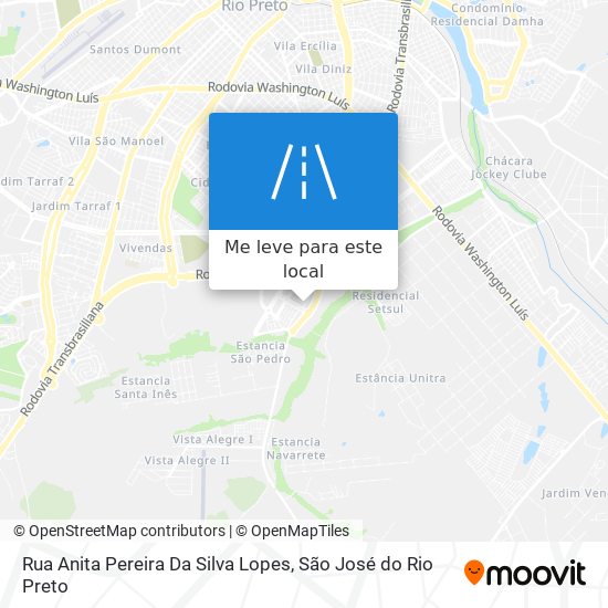 Rua Anita Pereira Da Silva Lopes mapa