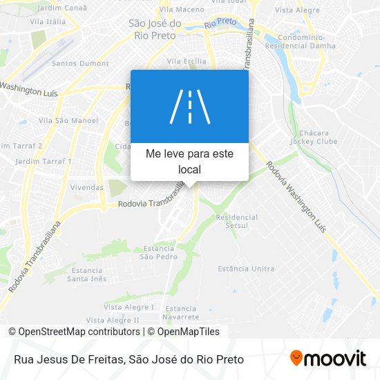 Rua Jesus De Freitas mapa