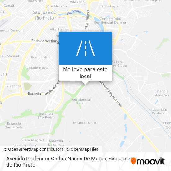 Avenida Professor Carlos Nunes De Matos mapa