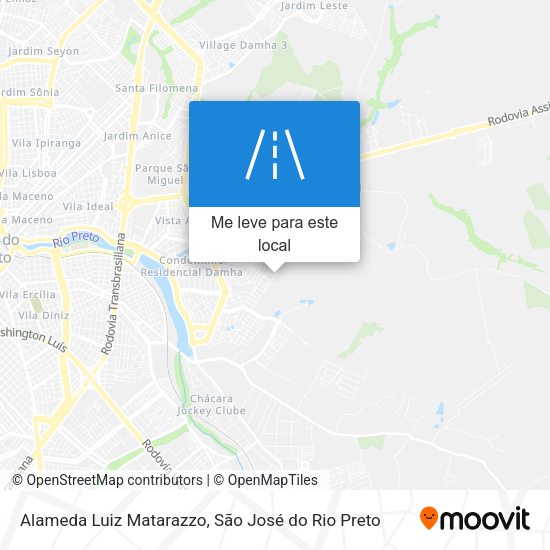 Alameda Luiz Matarazzo mapa