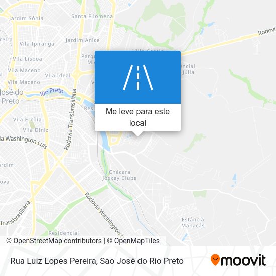 Rua Luiz Lopes Pereira mapa