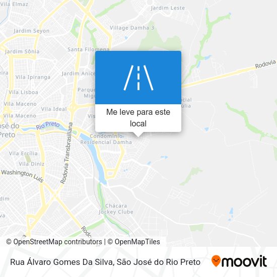 Rua Álvaro Gomes Da Silva mapa
