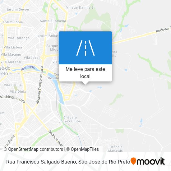 Rua Francisca Salgado Bueno mapa