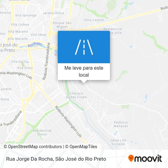 Rua Jorge Da Rocha mapa