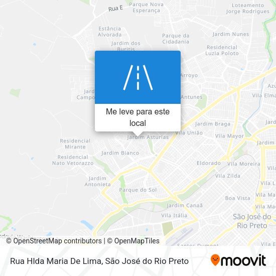 Rua Hlda Maria De Lima mapa