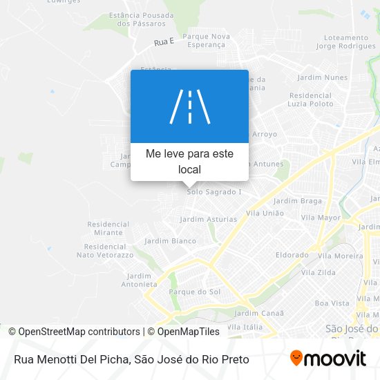 Rua Menotti Del Picha mapa