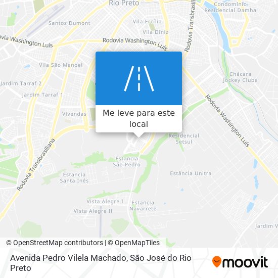 Avenida Pedro Vilela Machado mapa