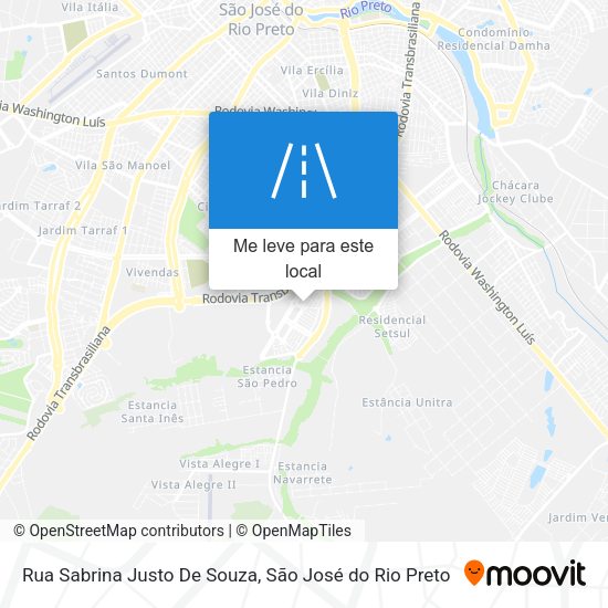Rua Sabrina Justo De Souza mapa