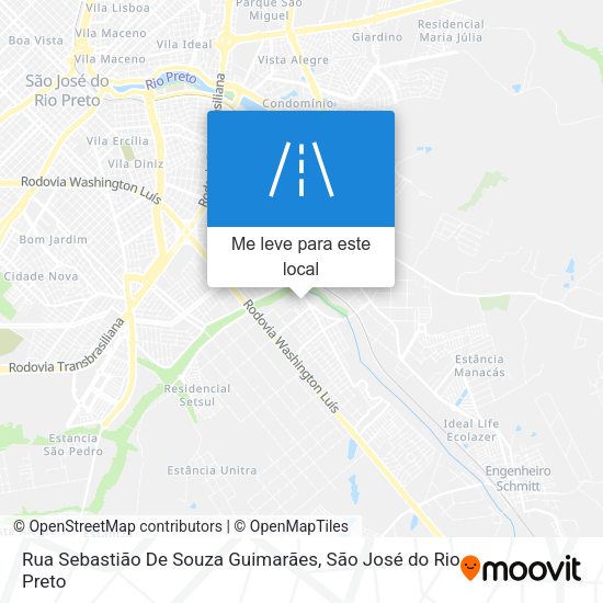 Rua Sebastião De Souza Guimarães mapa