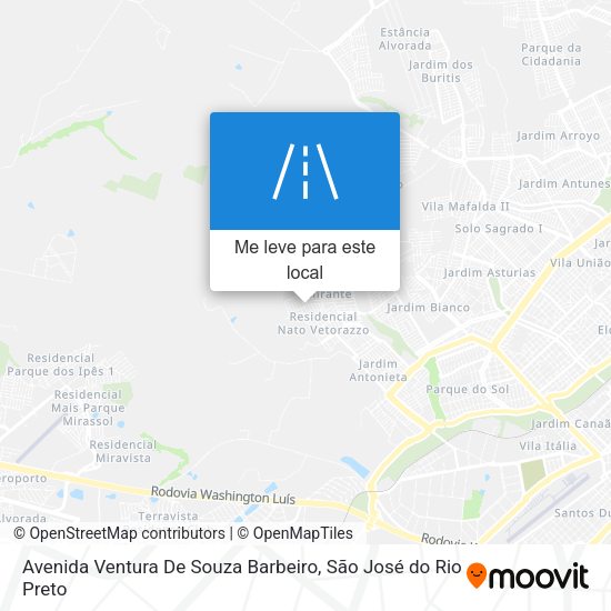 Avenida Ventura De Souza Barbeiro mapa