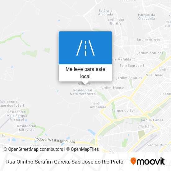 Rua Olintho Serafim Garcia mapa