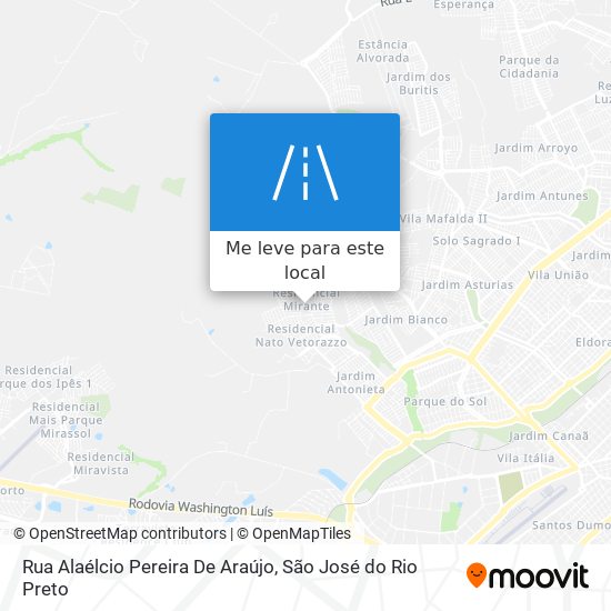 Rua Alaélcio Pereira De Araújo mapa