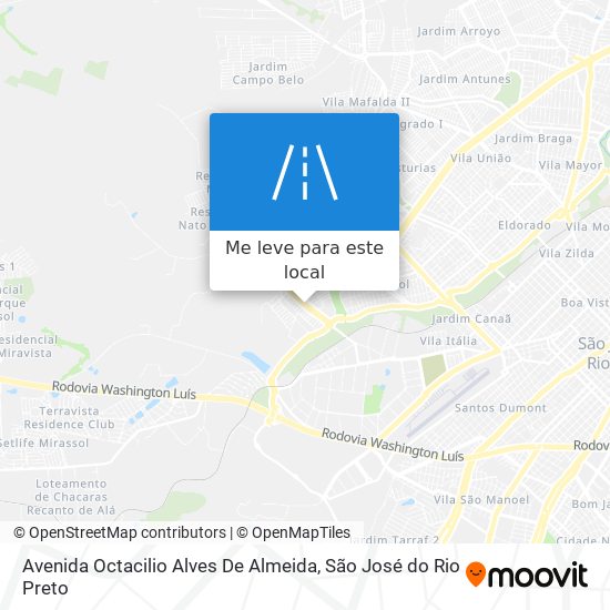Avenida Octacilio Alves De Almeida mapa