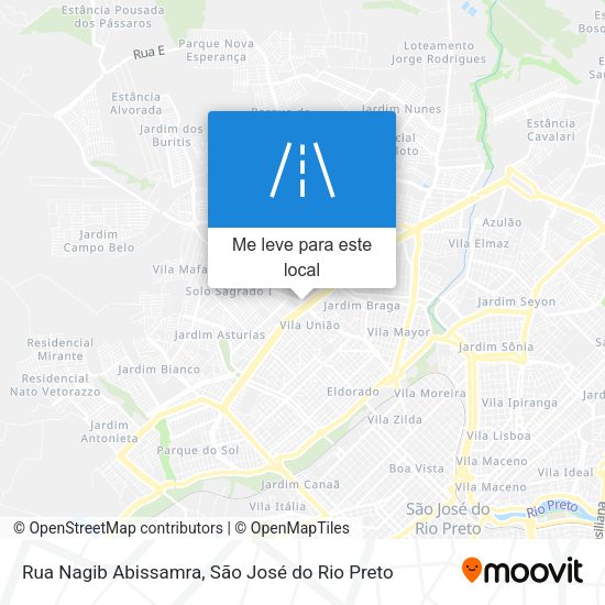 Rua Nagib Abissamra mapa