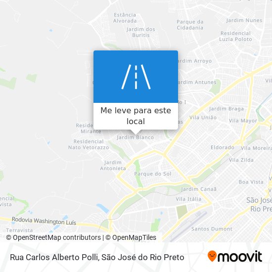 Rua Carlos Alberto Polli mapa