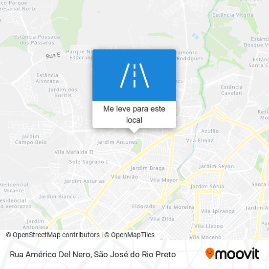 Rua Américo Del Nero mapa