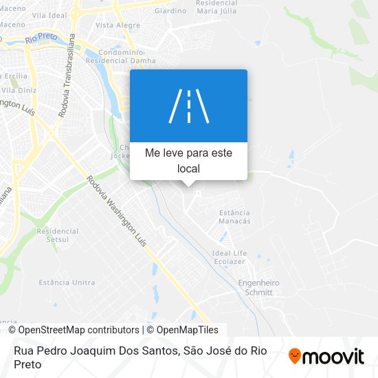 Rua Pedro Joaquim Dos Santos mapa