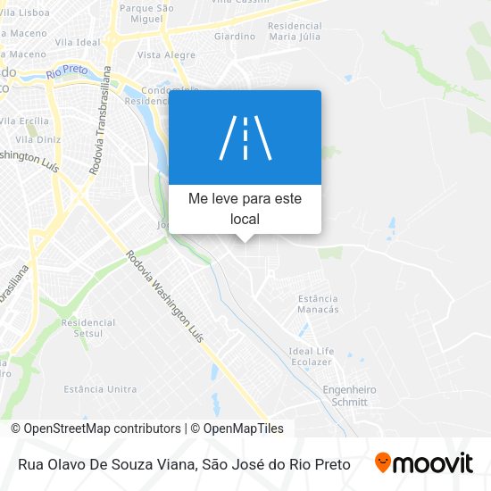 Rua Olavo De Souza Viana mapa