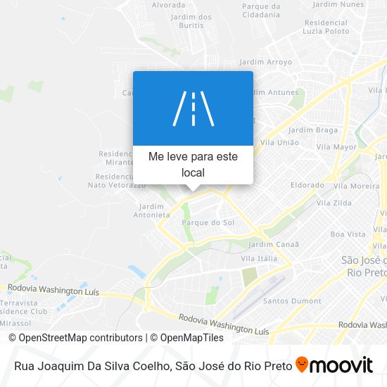 Rua Joaquim Da Silva Coelho mapa