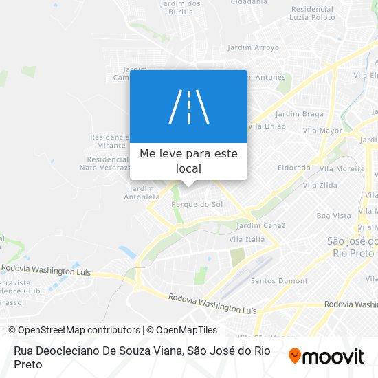 Rua Deocleciano De Souza Viana mapa