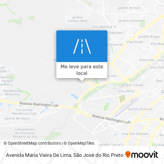 Avenida Maria Vieira De Lima mapa