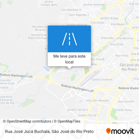 Rua José Jucá Buchala mapa
