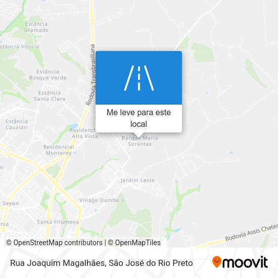 Rua Joaquim Magalhães mapa