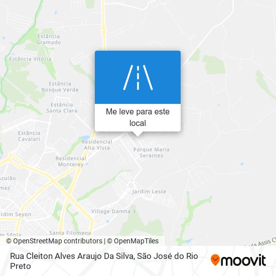 Rua Cleiton Alves Araujo Da Silva mapa