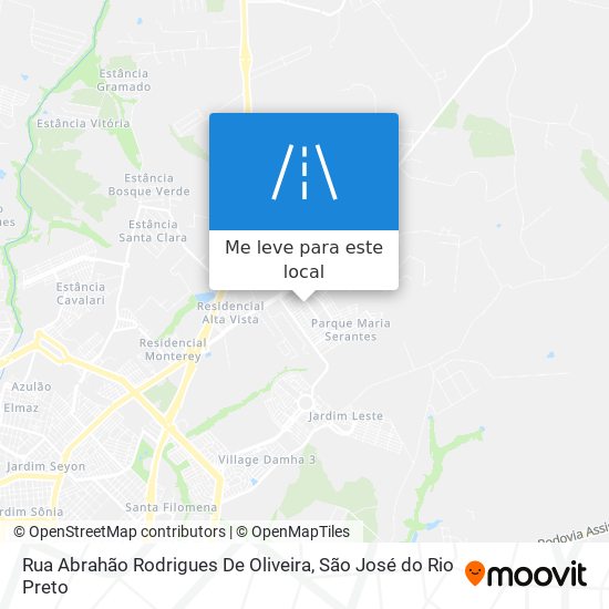 Rua Abrahão Rodrigues De Oliveira mapa