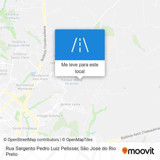 Rua Sargento Pedro Luiz Pelisser mapa