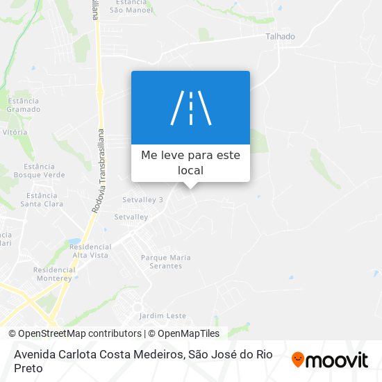 Avenida Carlota Costa Medeiros mapa