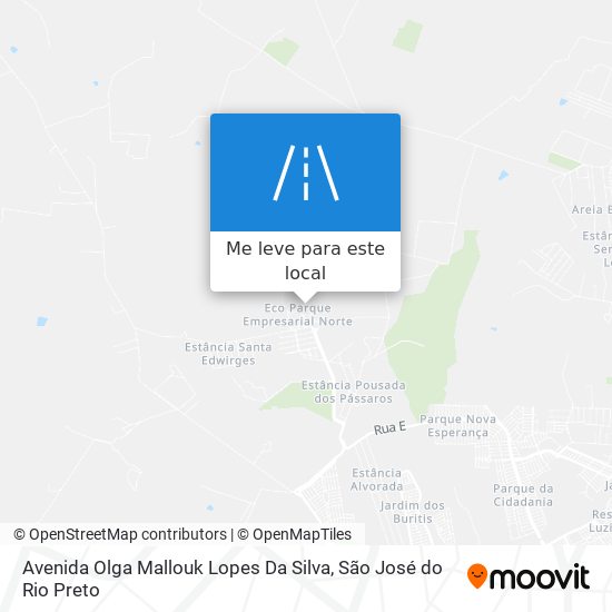 Avenida Olga Mallouk Lopes Da Silva mapa