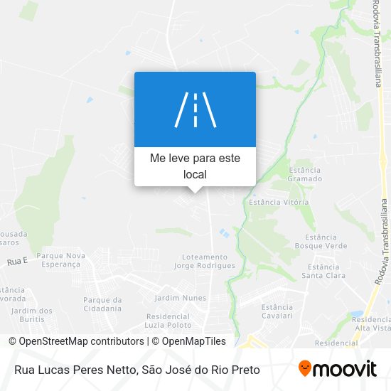 Rua Lucas Peres Netto mapa