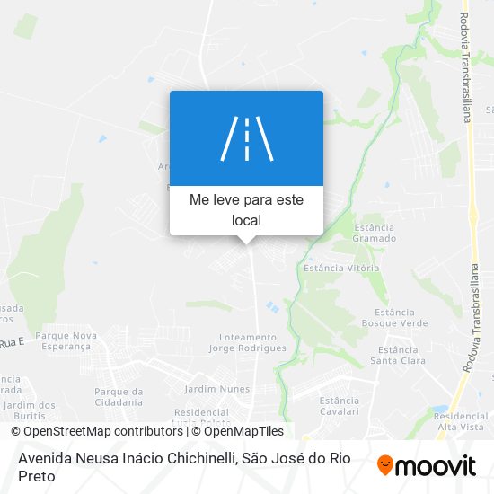 Avenida Neusa Inácio Chichinelli mapa
