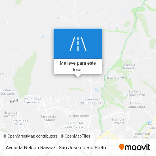 Avenida Nelson Ravazzi mapa