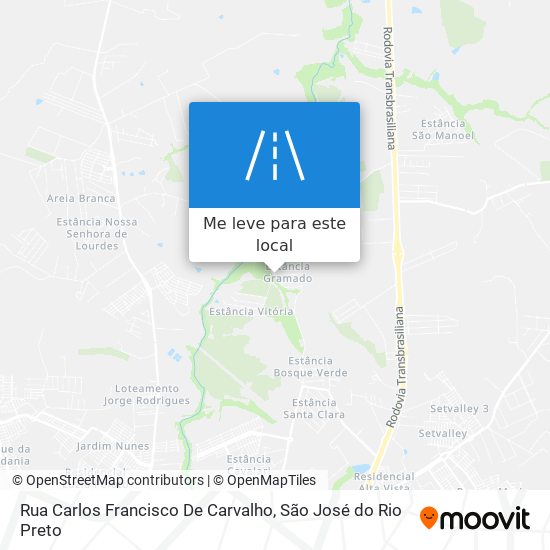 Rua Carlos Francisco De Carvalho mapa