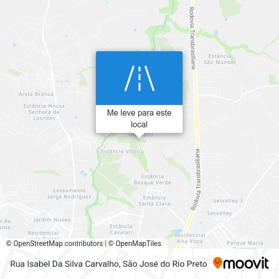 Rua Isabel Da Silva Carvalho mapa