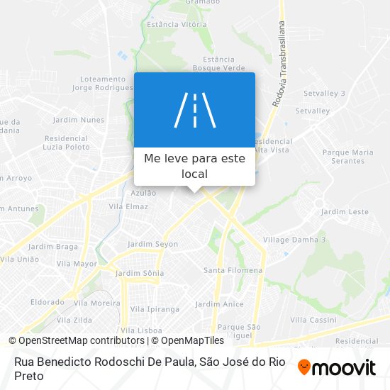 Rua Benedicto Rodoschi De Paula mapa
