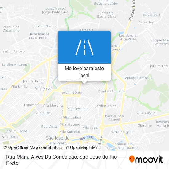 Rua Maria Alves Da Conceição mapa