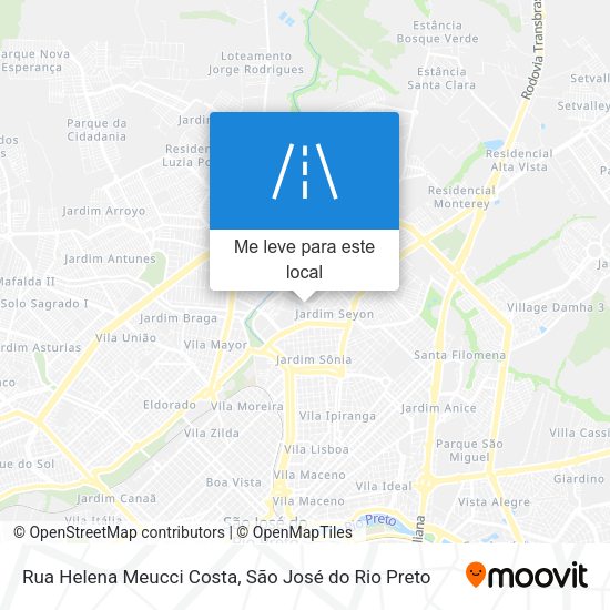 Rua Helena Meucci Costa mapa