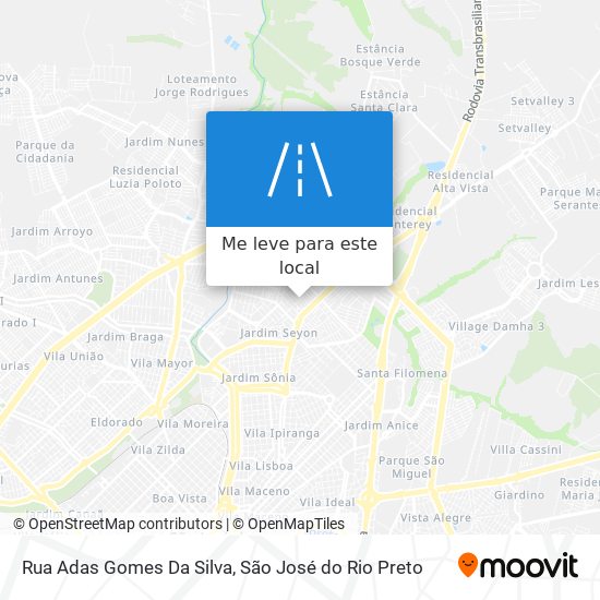 Rua Adas Gomes Da Silva mapa