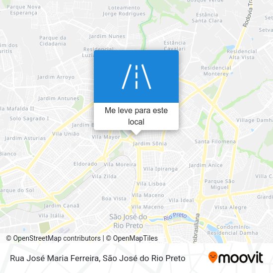 Rua José Maria Ferreira mapa