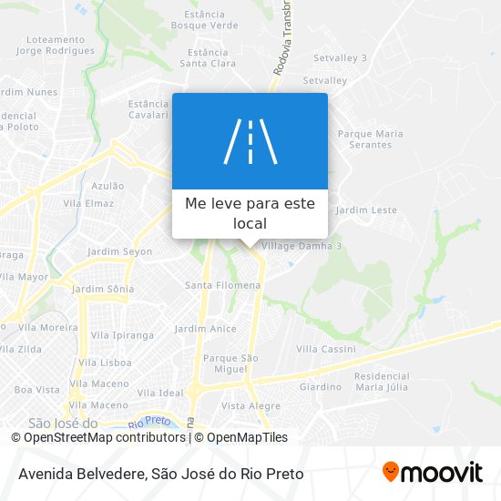 Avenida Belvedere mapa