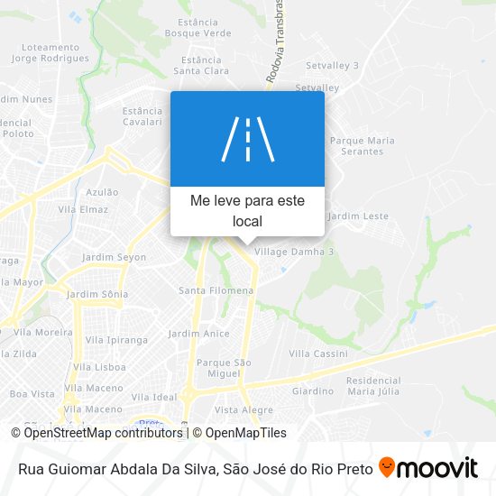 Rua Guiomar Abdala Da Silva mapa