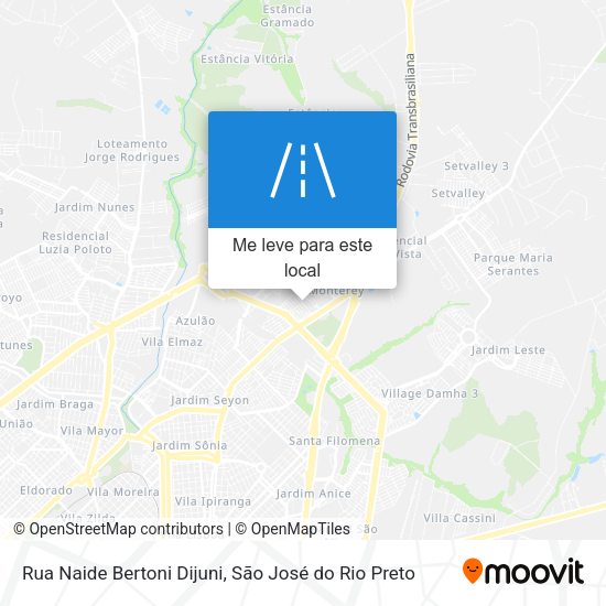 Rua Naide Bertoni Dijuni mapa