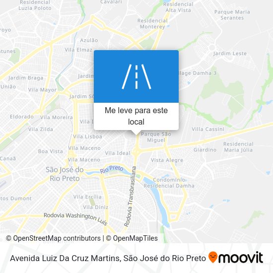 Avenida Luiz Da Cruz Martins mapa